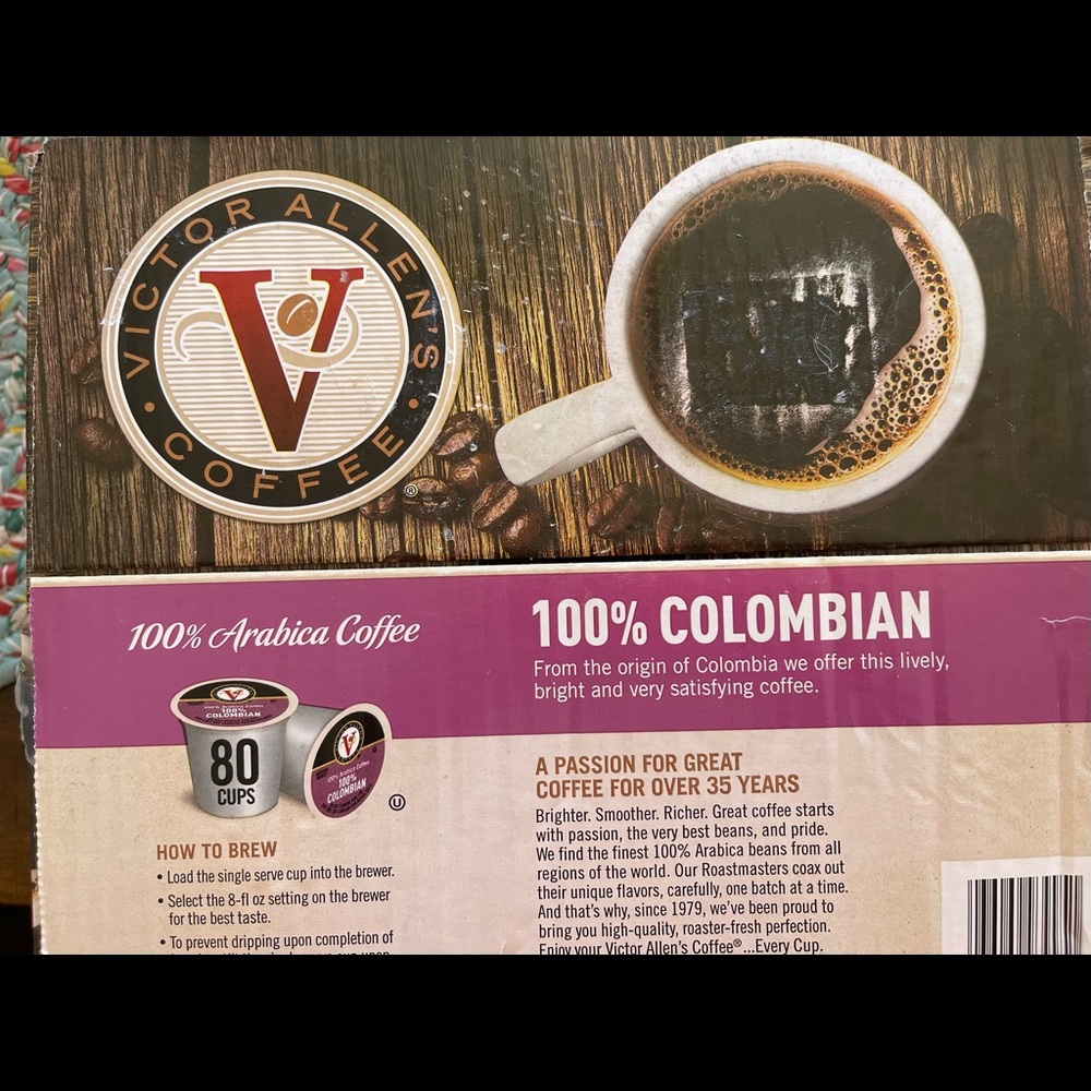 Victor Allen medium roast coffee 80 ct